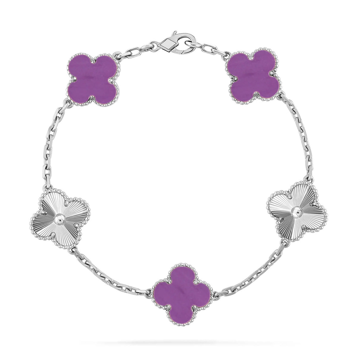 [Royal Top] CLOVER 5 MOTIF VIOLET BRACELET COLLECTION