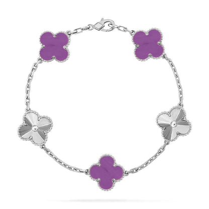 [Royal Top] CLOVER 5 MOTIF VIOLET BRACELET COLLECTION