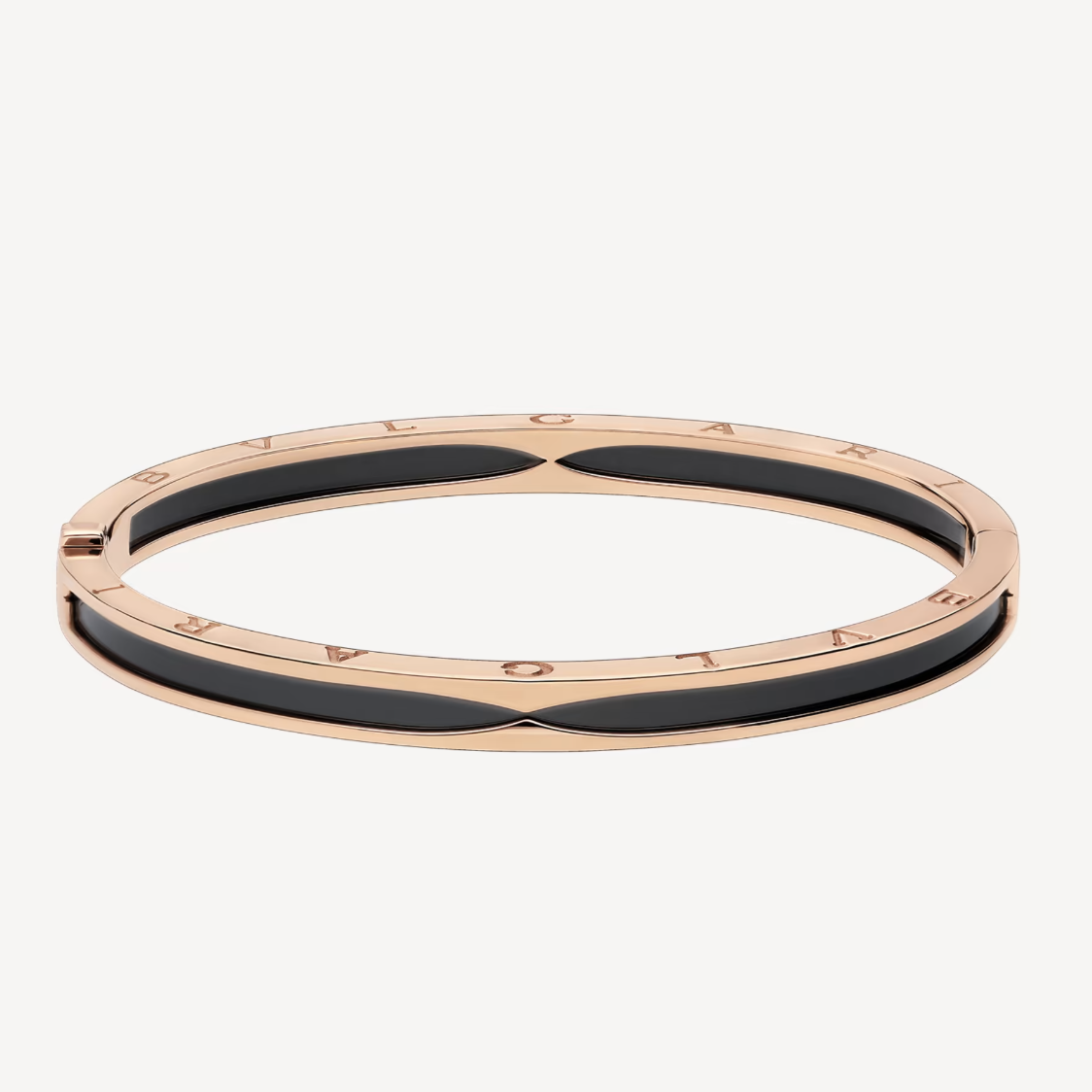 [Royal Top]ZERO 1 PINK GOLD WITH BLACK CERAMIC BRACELET