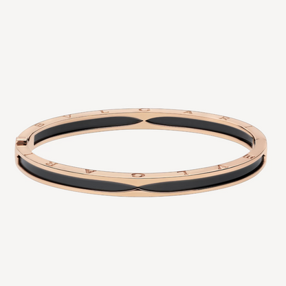 [Royal Top]ZERO 1 PINK GOLD WITH BLACK CERAMIC BRACELET