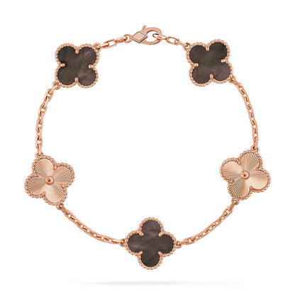 [Royal Top] CLOVER 5 MOTIF GRAY MOP BRACELET COLLECTION