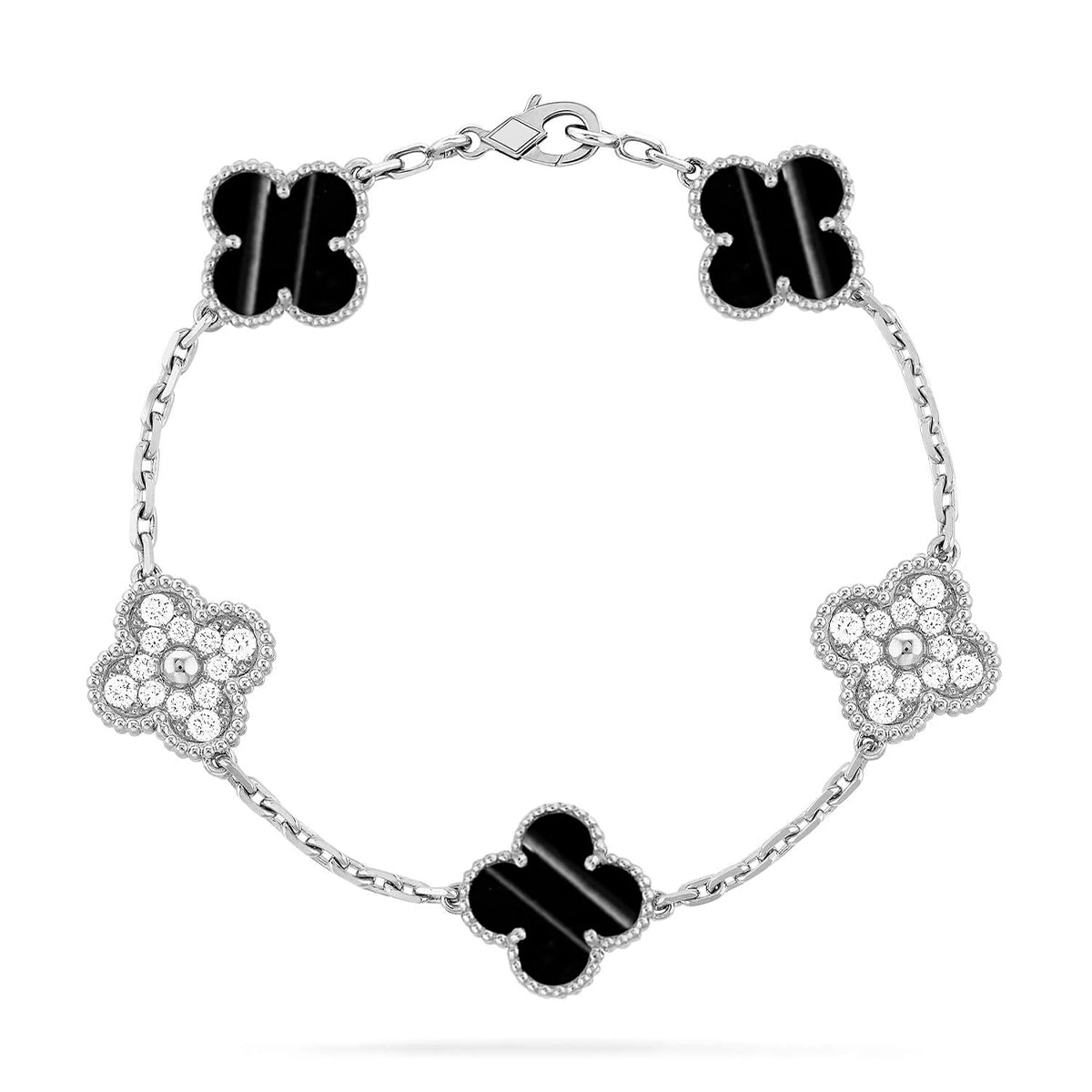 [Royal Top] CLOVER 5 MOTIF PULSAR STONE BRACELET COLLECTION