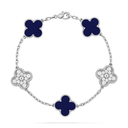[Royal Top]CLOVER 5 MOTIF LAPIS LAZULI BRACELET COLLECTION
