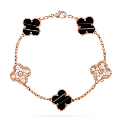 [Royal Top] CLOVER 5 MOTIF PULSAR STONE BRACELET COLLECTION