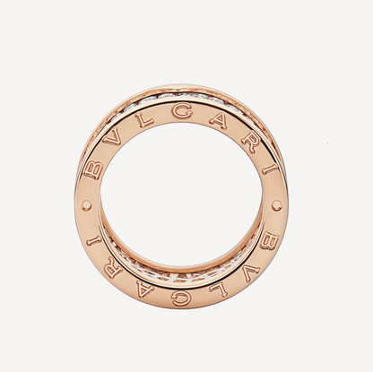 [Royal Top]ZERO 1 WITH PAVED DIAMONDS ON THE SPIRAL RING