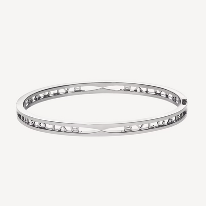 [Royal Top]ZERO 1 SPIRAL LOGO SILVER BRACELET