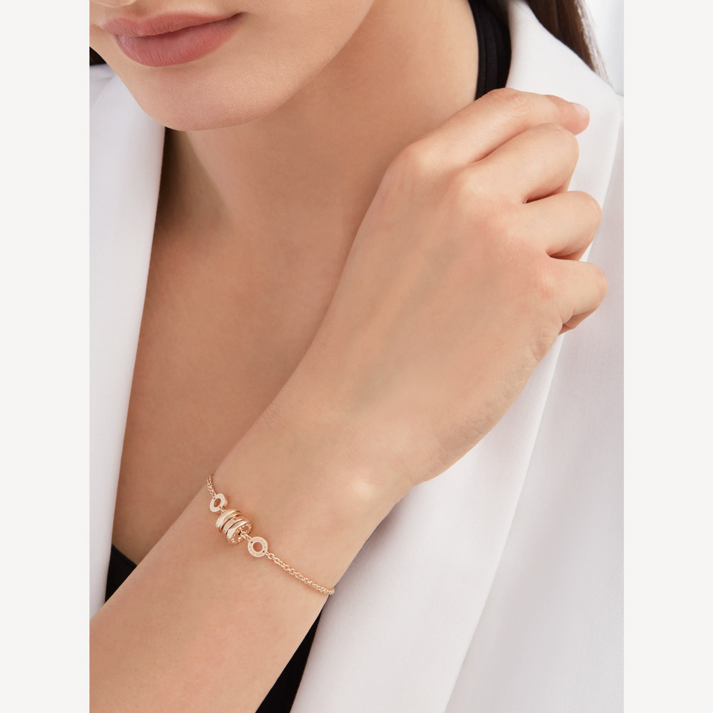 [Royal Top]ZERO 1 SOFT PINK GOLD BRACELET