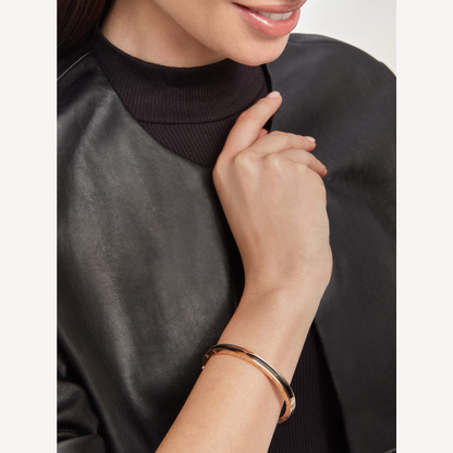 [Royal Top]ZERO 1 PINK GOLD WITH BLACK CERAMIC BRACELET