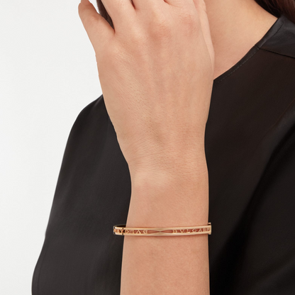 [Royal Top]ZERO 1 SPIRAL LOGO PINK GOLD BRACELET