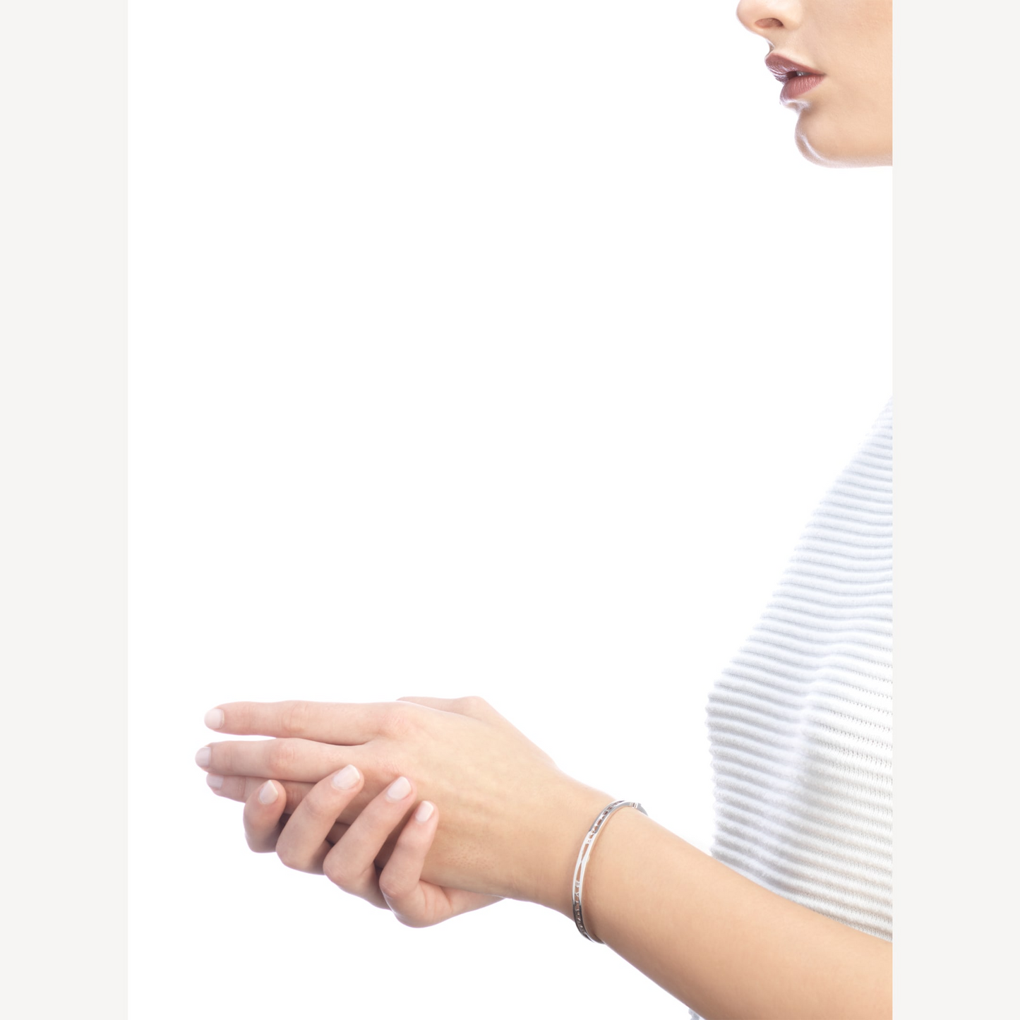 [Royal Top]ZERO 1 SPIRAL LOGO SILVER BRACELET
