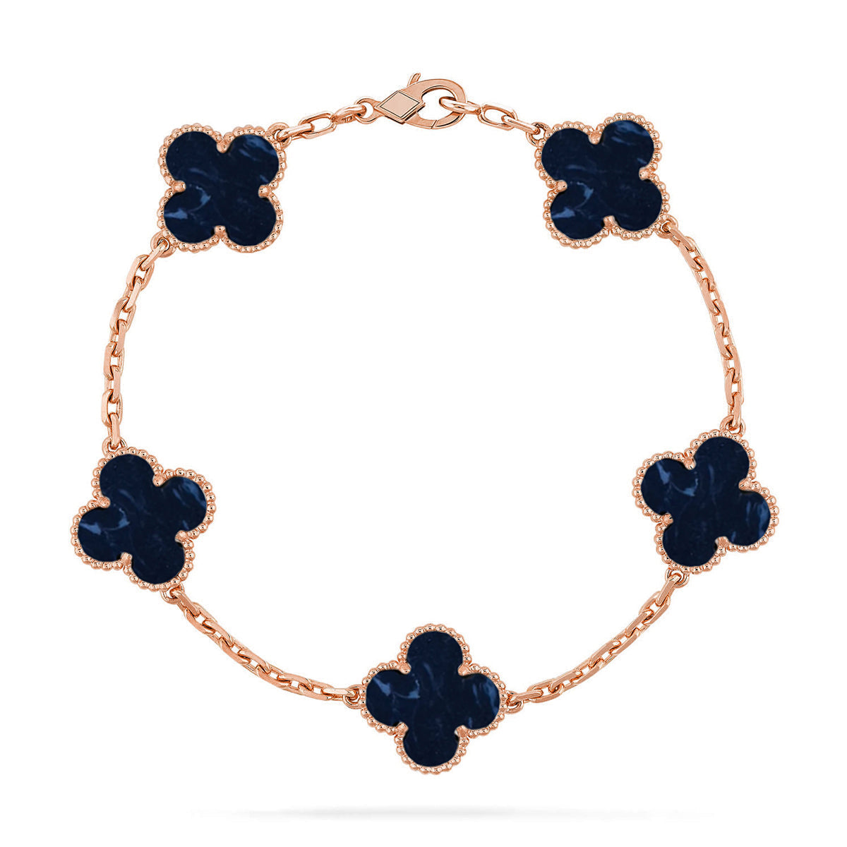 [Royal Top]CLOVER 5 MOTIF PIETERSITE BRACELET COLLECTION