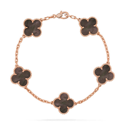 [Royal Top] CLOVER 5 MOTIF GRAY MOP BRACELET COLLECTION