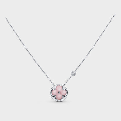 [Royal Top]SUN MOTIF PINK MOP SILVER BRACELET