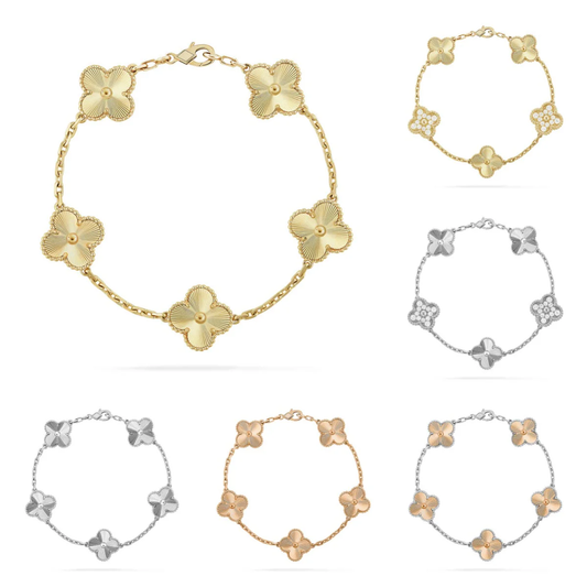 [Royal Top] CLOVER 5 MOTIF LASER BRACELET COLLECTION