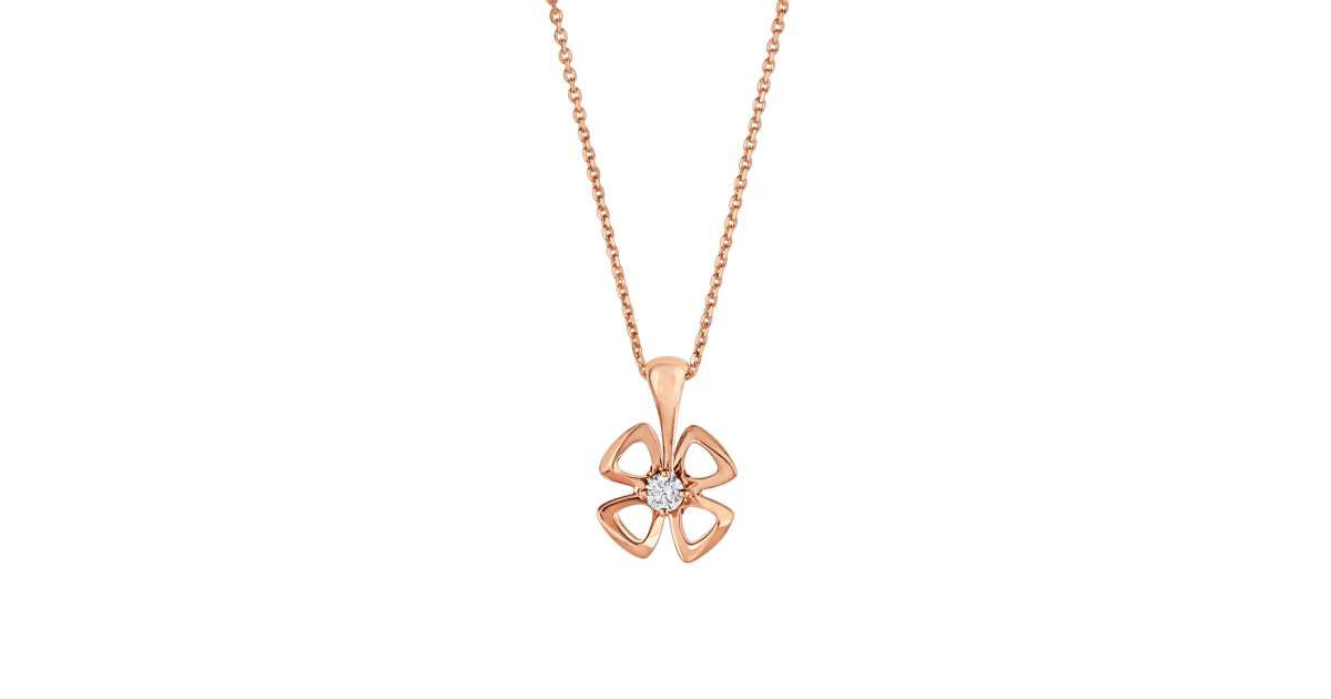 [Royal Top]FIOREVER NECKLACE DIAMOND CENTER