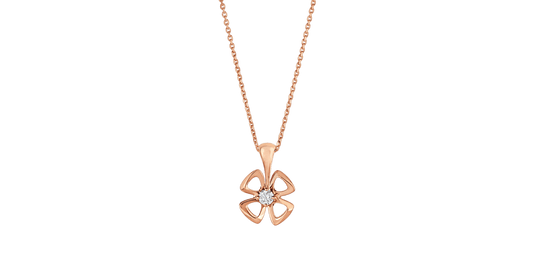 [Royal Top]FIOREVER NECKLACE DIAMOND CENTER