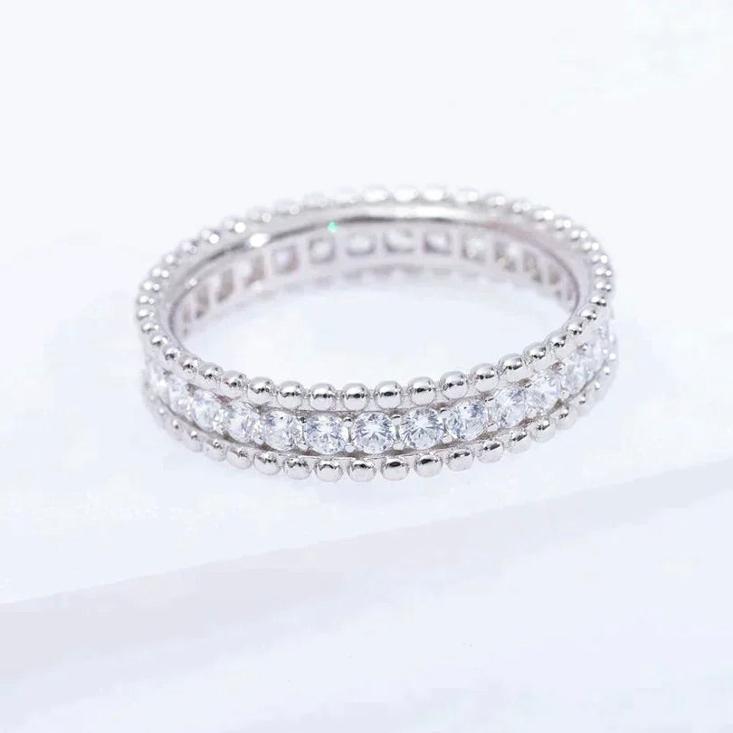 [Royal Top]PERLEE DIAMOND SILVER RING