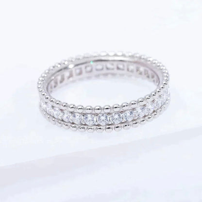 [Royal Top]PERLEE DIAMOND SILVER RING