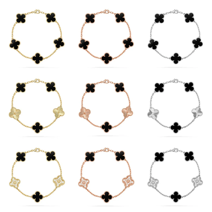 [Royal Top] CLOVER 5 MOTIF ONYXS BRACELET COLLECTION