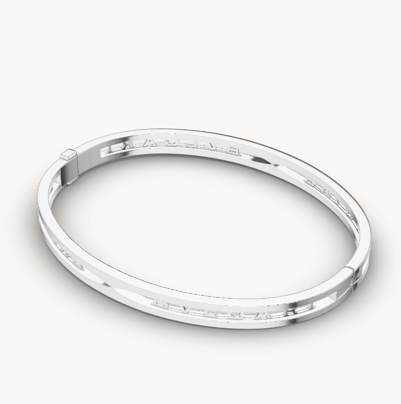[Royal Top]ZERO 1 SPIRAL LOGO SILVER BRACELET