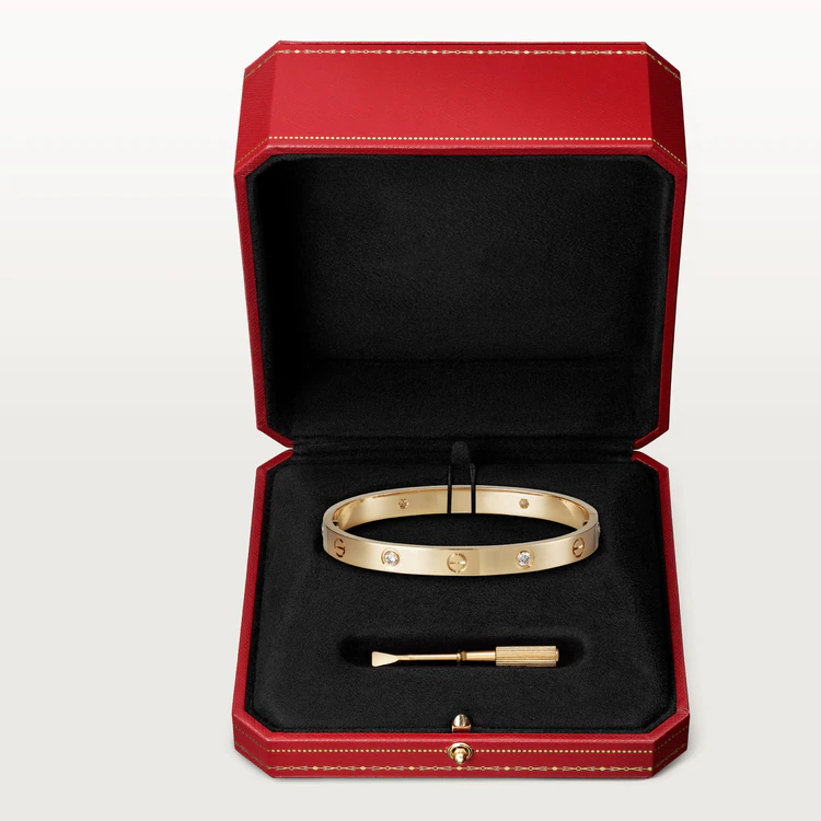 [Royal Top]LOVE BRACELET 6.1MM 4 DIAMONDS