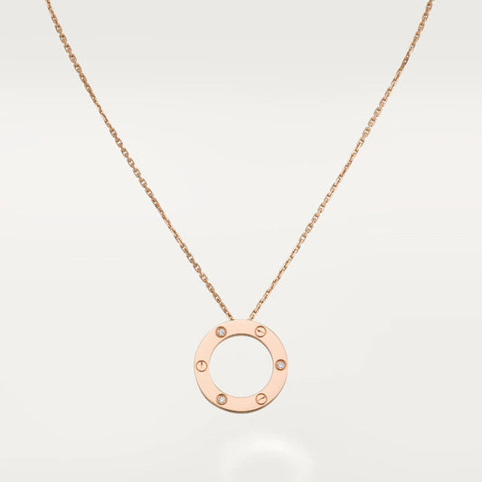 [Royal Top]LOVE NECKLACE 16MM 3 DIAMONDS