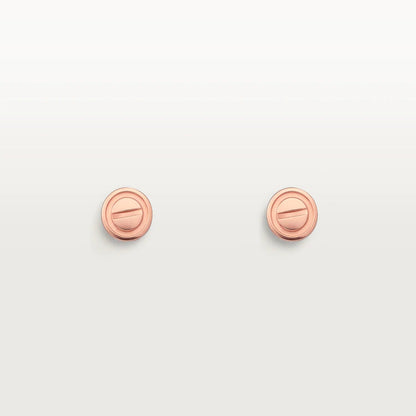 [Royal Top]LOVE EARRINGS PINK GOLD 10MM