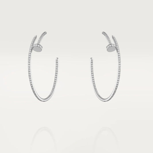 [Royal Top]JUSTE EARRINGS FULL DIAMONDS 1.8MM