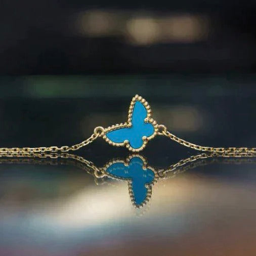 [Royal Top]BUTTERFLY TURQUOISE BUTTERFLY BRACELET