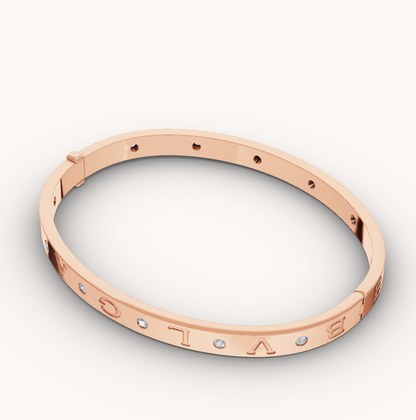 [Royal Top]ZERO 1 PINK GOLD 12 DIAMONDS BRACELET