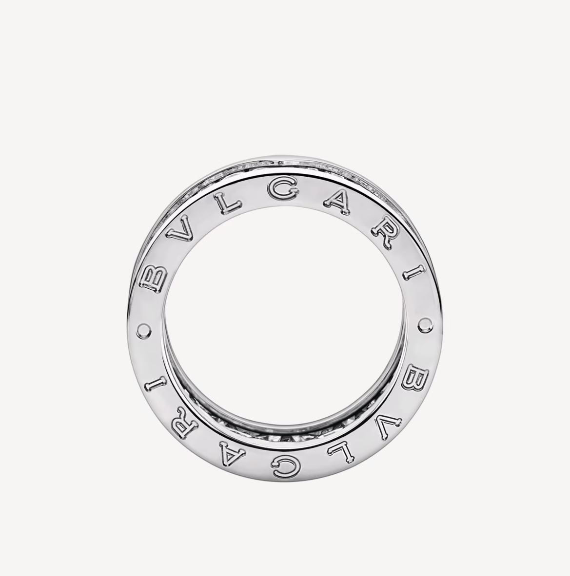 [Royal Top]ZERO 1 WITH PAVED DIAMONDS ON THE SPIRAL RING
