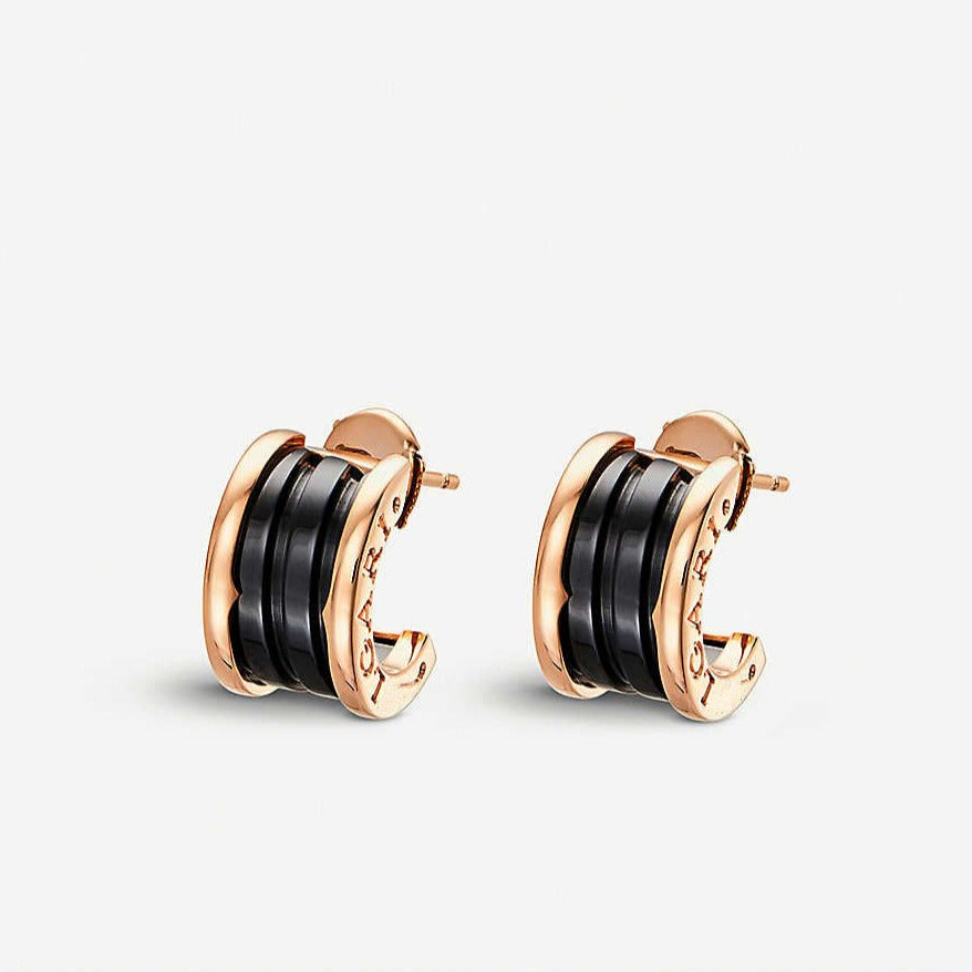 [Royal Top]ZERO 1 PINK GOLD CERAMIC EARRINGS