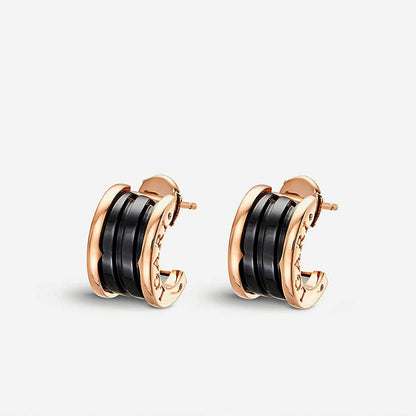 [Royal Top]ZERO 1 PINK GOLD CERAMIC EARRINGS