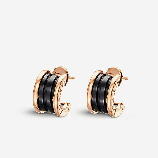[Royal Top]ZERO 1 PINK GOLD CERAMIC EARRINGS