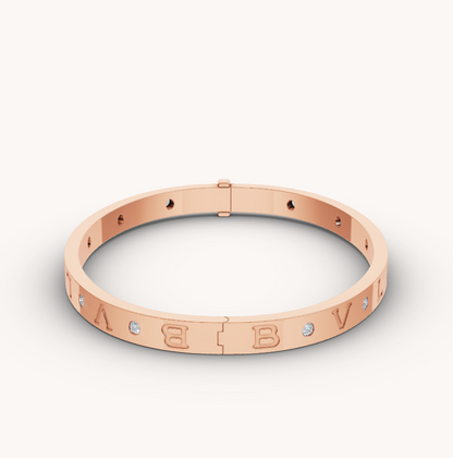 [Royal Top]ZERO 1 PINK GOLD 12 DIAMONDS BRACELET