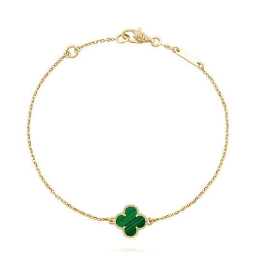 [Royal Top]CLOVER BRACELET MALACHITE 1 MOTIF