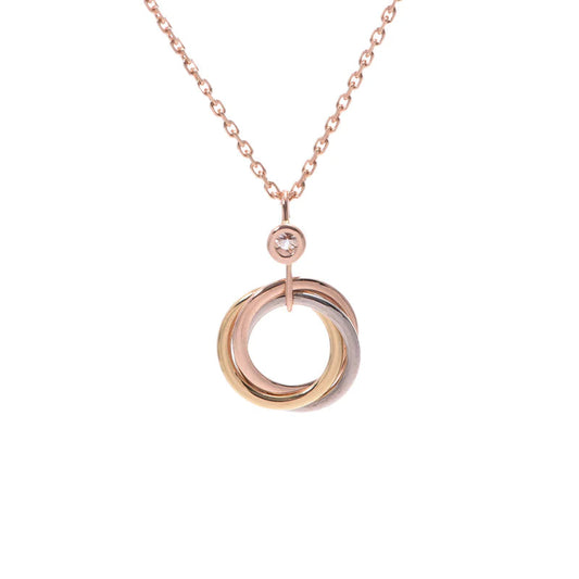 [Royal Top]TRINITY SILVER GOLD PINK GOLD NECKLACE