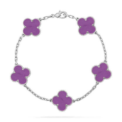 [Royal Top] CLOVER 5 MOTIF VIOLET BRACELET COLLECTION