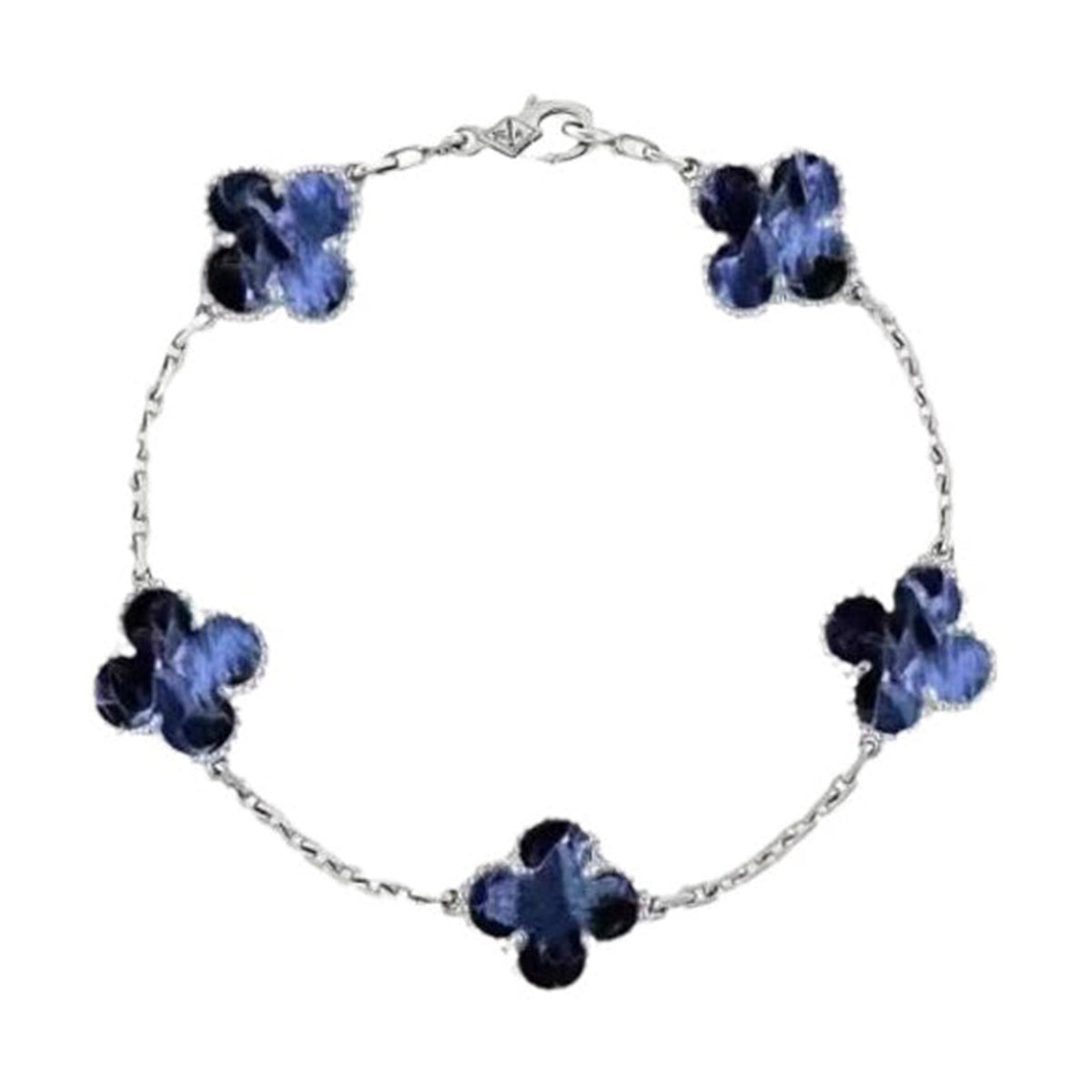 [Royal Top]CLOVER 5 MOTIF PIETERSITE BRACELET COLLECTION