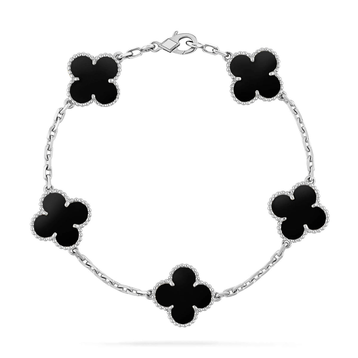[Royal Top] CLOVER 5 MOTIF ONYXS BRACELET COLLECTION