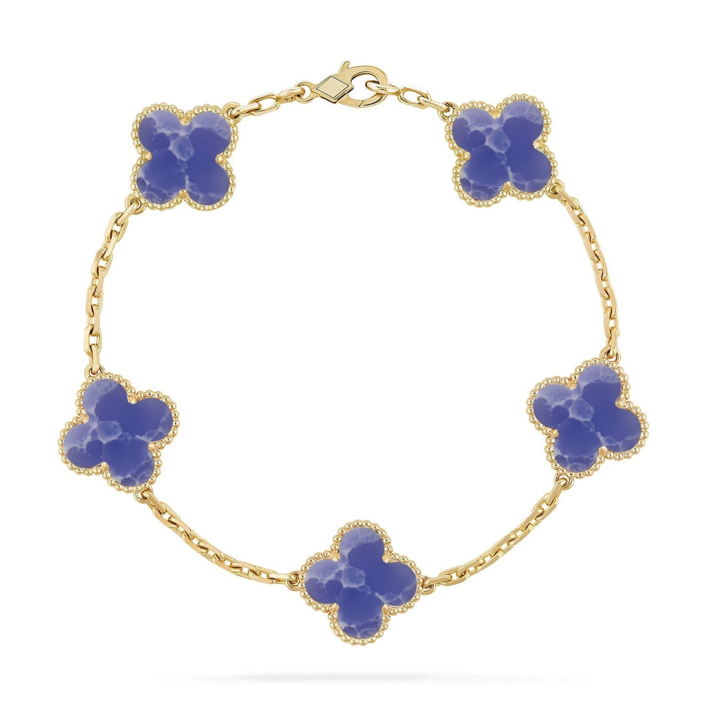 [Royal Top]CLOVER 5 MOTIF BLUE VEINS BRACELET COLLECTION