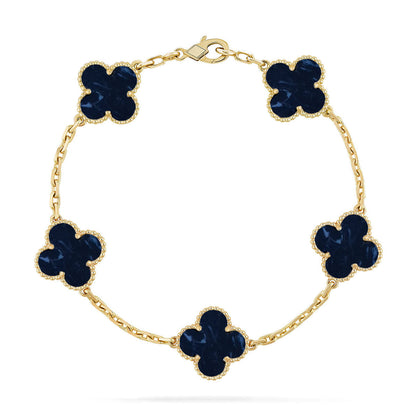 [Royal Top]CLOVER 5 MOTIF PIETERSITE BRACELET COLLECTION