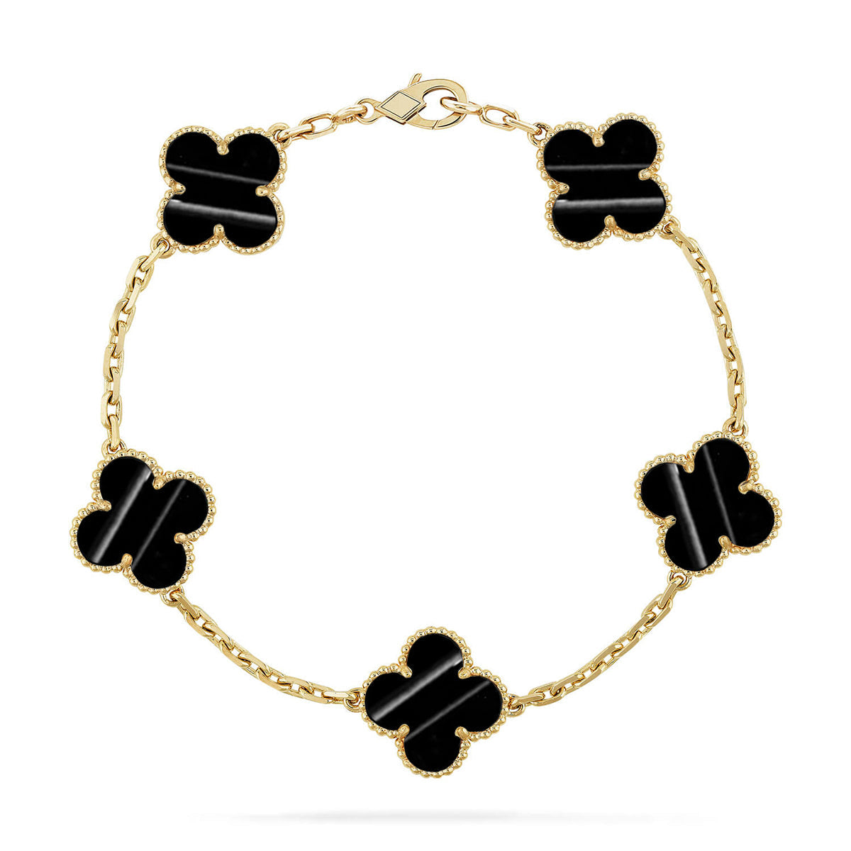 [Royal Top] CLOVER 5 MOTIF PULSAR STONE BRACELET COLLECTION