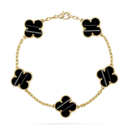 [Royal Top] CLOVER 5 MOTIF PULSAR STONE BRACELET COLLECTION