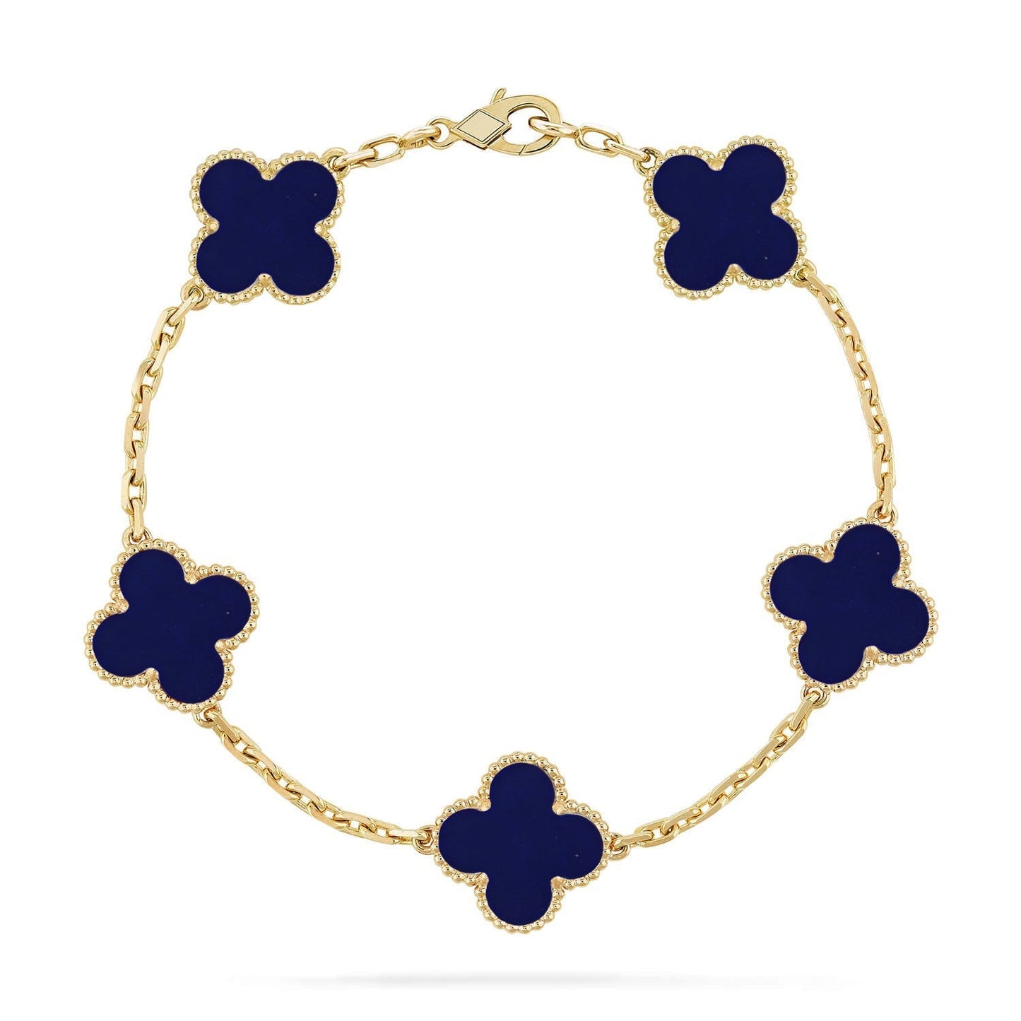 [Royal Top]CLOVER 5 MOTIF LAPIS LAZULI BRACELET COLLECTION