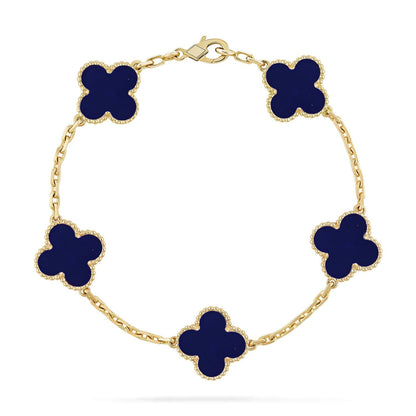 [Royal Top]CLOVER 5 MOTIF LAPIS LAZULI BRACELET COLLECTION