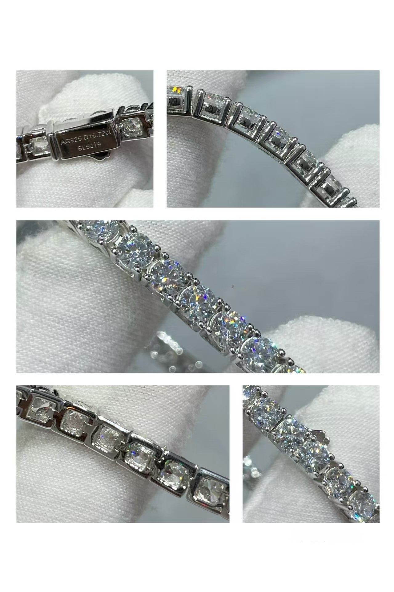 [Royal Top jewelrys]TENNIS BRACELET WITH FULL DIAMOND SETTING