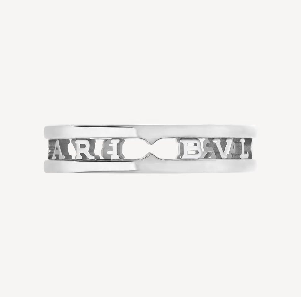 [Royal Top]ZERO 1 ONE-BAND WITH OPENWORK LOGO SPIRAL RING