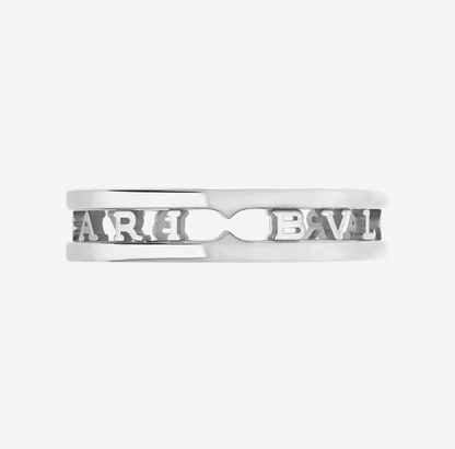 [Royal Top]ZERO 1 ONE-BAND WITH OPENWORK LOGO SPIRAL RING