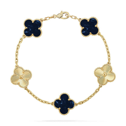 [Royal Top]CLOVER 5 MOTIF PIETERSITE BRACELET COLLECTION
